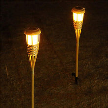 Solar Powered Bamboo Torch