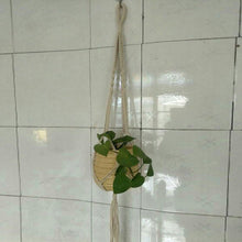 New Pot Holder Macrame Plant Hanger Hanging Planter Basket Jute Rope Braided Craft