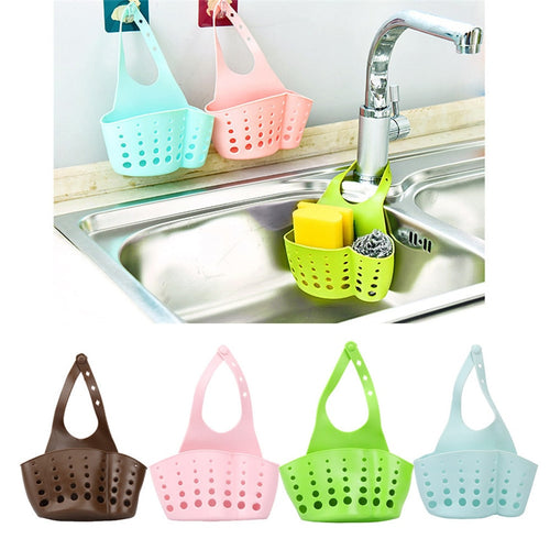 Sink Shelf Soap Sponge Drain Rack Bathroom Holder Kitchen Storage Suction Cup Kitchen Organizer Sink kitchen Accessories June#1