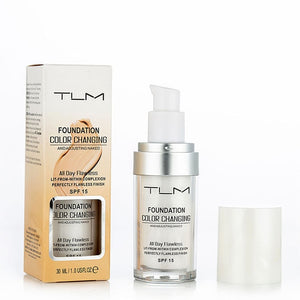 SALE Flawless Colour Changing Foundation Makeup Base Nude Face Liquid Cover Concealer Longlasting Makeup Gift sombras Skin care