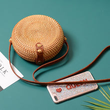 Square Round Mulit Style Straw Bag Women Summer Rattan Bag Handmade