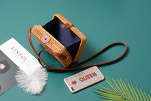 Square Round Mulit Style Straw Bag Women Summer Rattan Bag Handmade