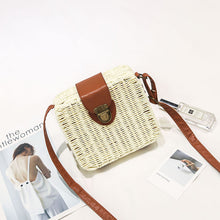 Square Round Mulit Style Straw Bag Women Summer Rattan Bag Handmade