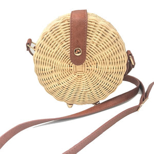 Square Round Mulit Style Straw Bag Women Summer Rattan Bag Handmade