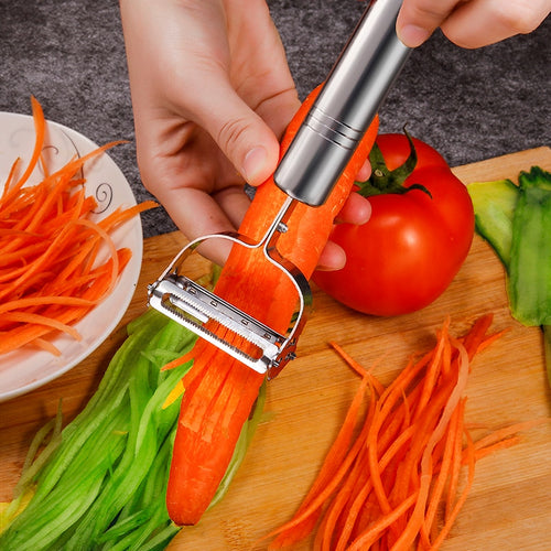 Vegetable Utensils Peeler Multifunction Julienne Peeler Stainless Steel Kitchen Accessories Double Planing Grater Cooking Tools